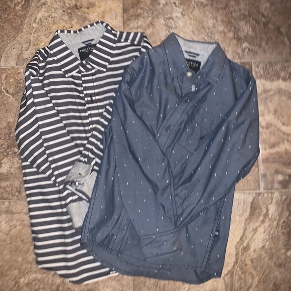 Boys Nautica button up shirt bundle - Picture 1 of 7
